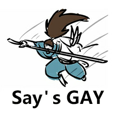 say is gay