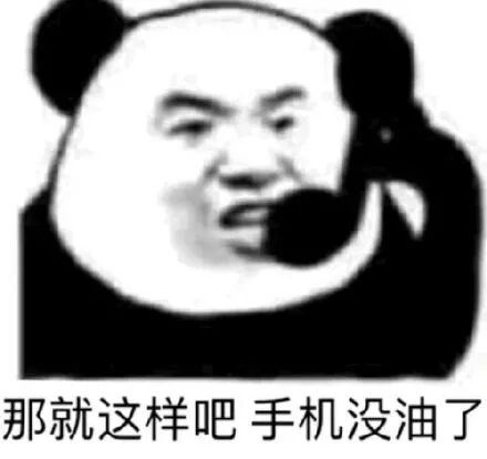 那就这样吧，手机没有了