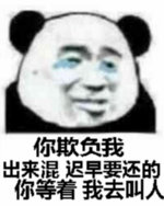 你欺负我