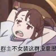 群主不女装这群没意思