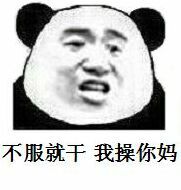 不服就二，我操你妈