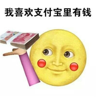 一般女生都喜欢美食表情包 而我不一样喜欢支付宝里有钱