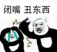 闭嘴丑东西