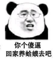 你个傻逼，回家养蛤蟆去吧