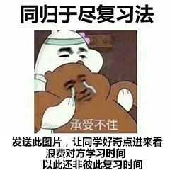 同归于尽复习法