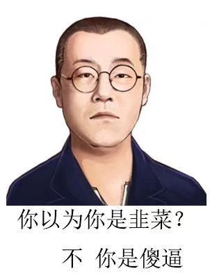 你以为你是韭菜？不你是傻逼