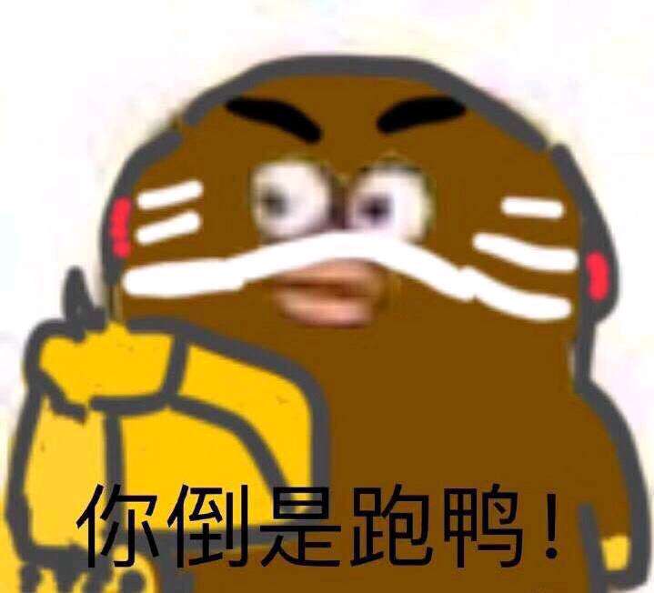 你倒是跑鸭！