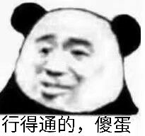 行得通的，傻蛋