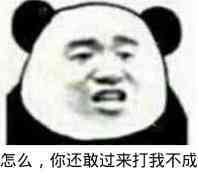 怎么，你还敢过来打我不成！