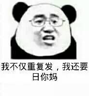 我不仅重复发，我还要日你妈