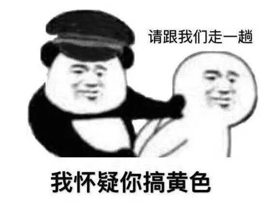 请跟我们走一趟，我怀疑你搞黄色