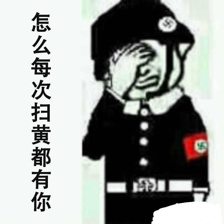 怎么每次扫黄都有你