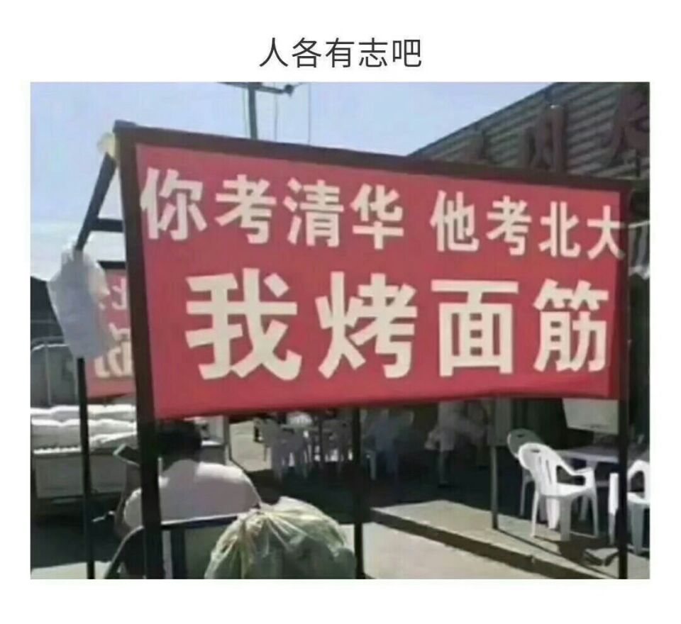 人各有志吧